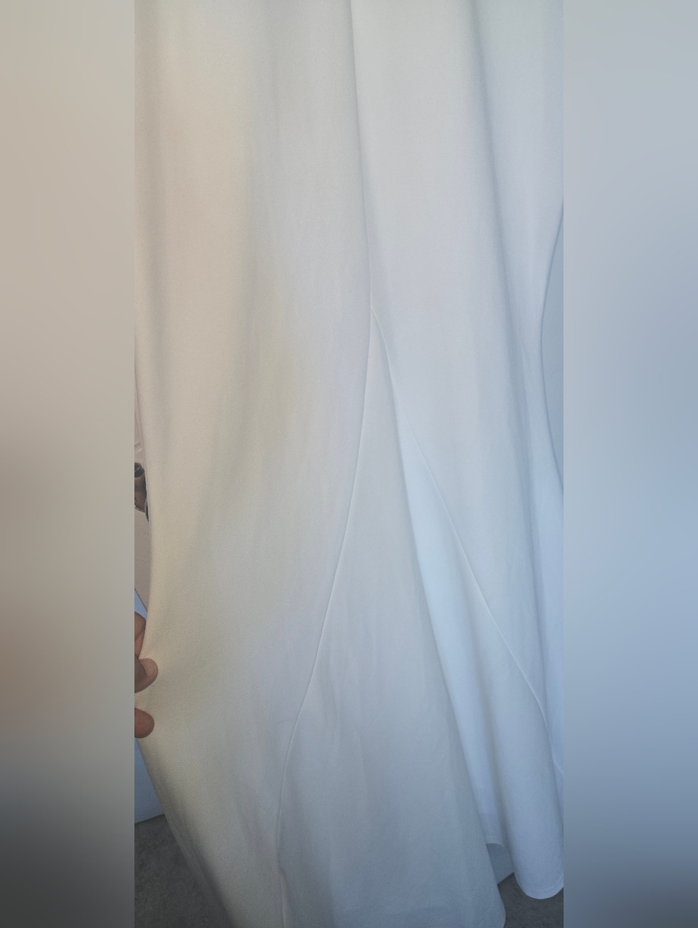 Lulu's White Sleeveless Fitted Maxi Dress - Picture 9 of 9